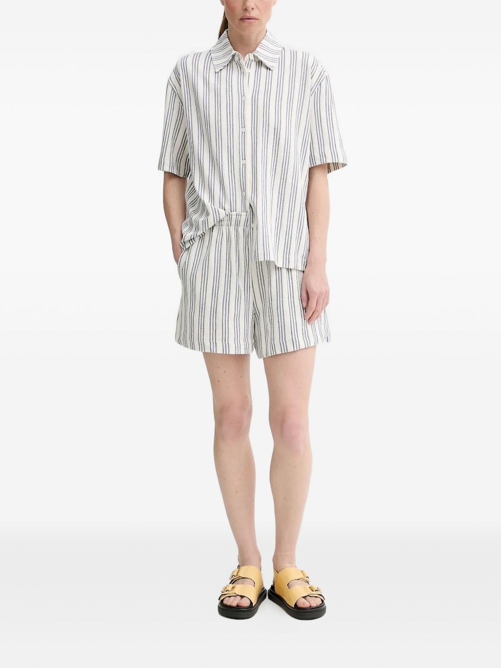 striped short-sleeve shirt - 2