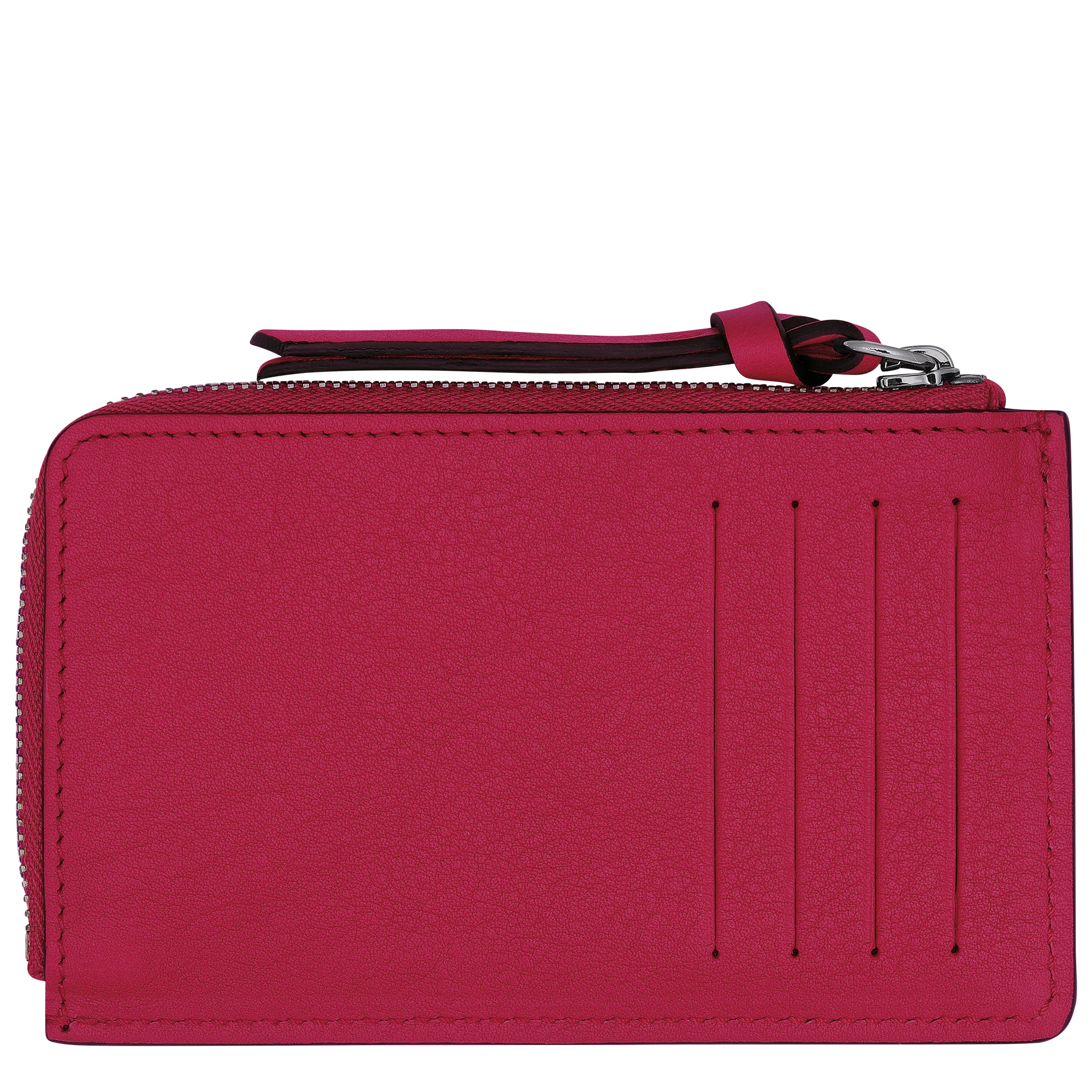 Longchamp 3D Card holder Magenta - Leather - 2