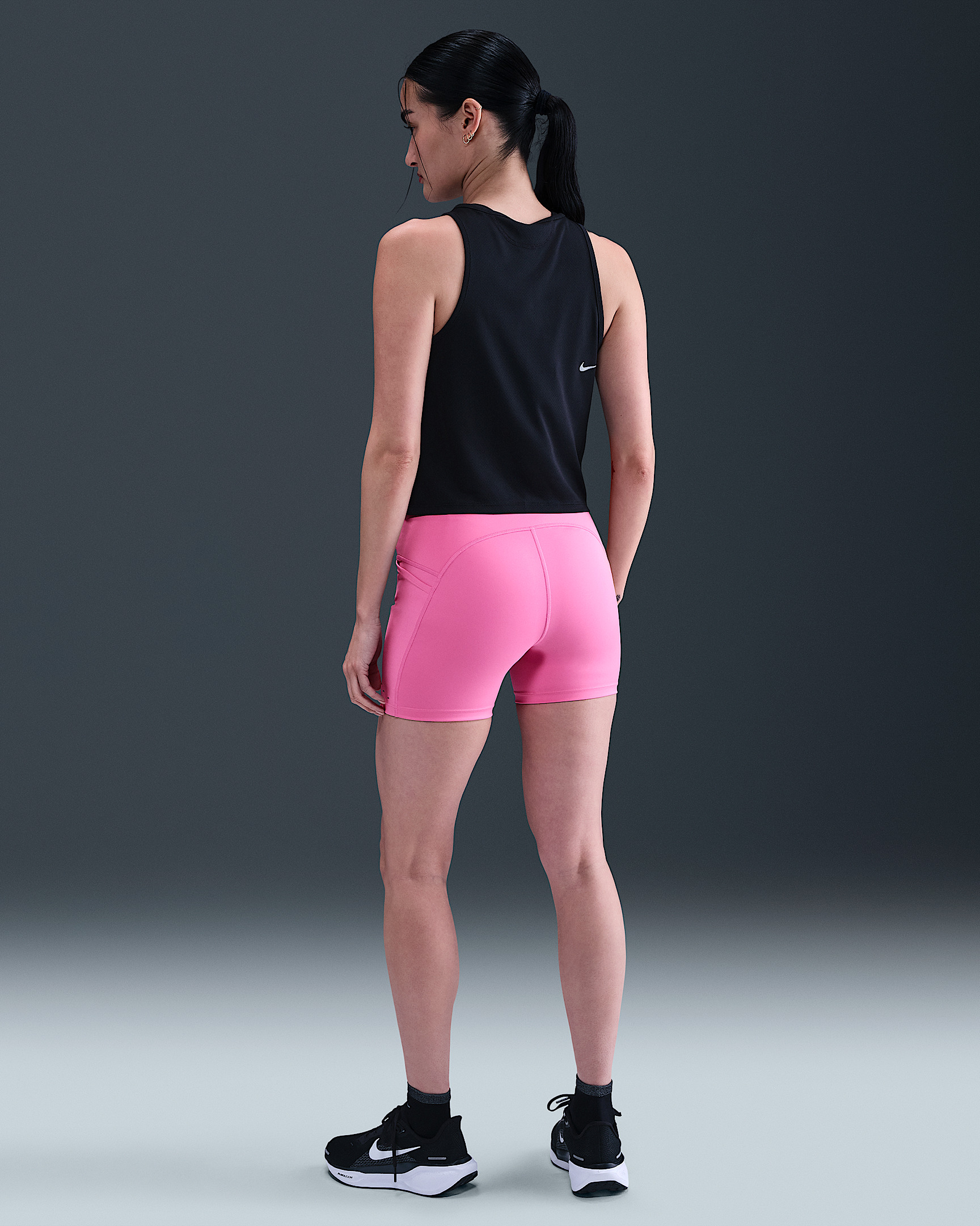 Nike Swift Women's High-Waisted 4" Tight Running Shorts with Pockets - 4