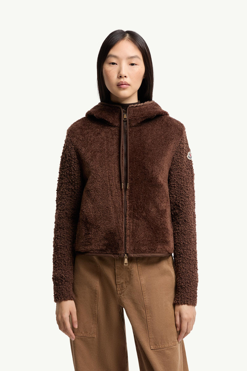Bouclé & Teddy Zip-Up Hoodie 4