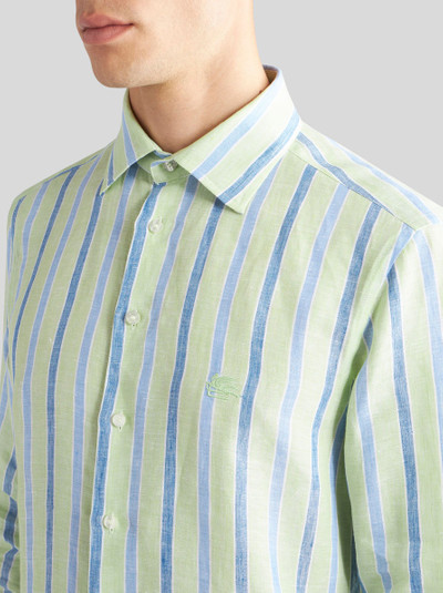 Etro STRIPED SHIRT WITH LOGO outlook