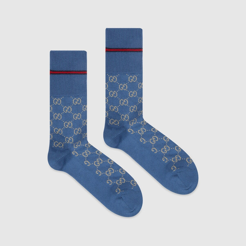 GUCCI GG cotton blend socks outlook