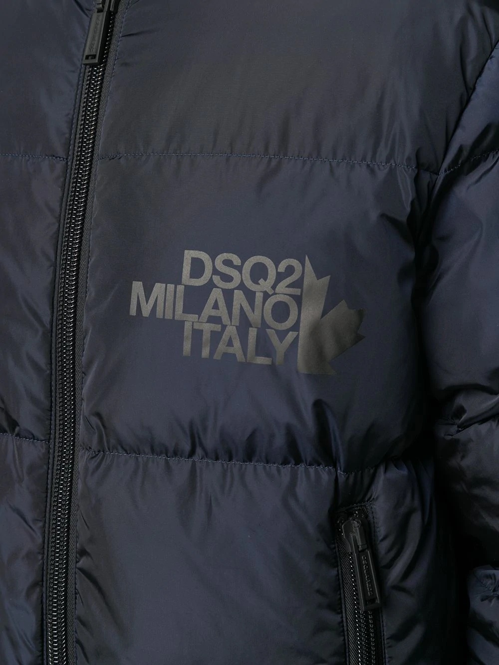 logo-print puffer jacket - 5