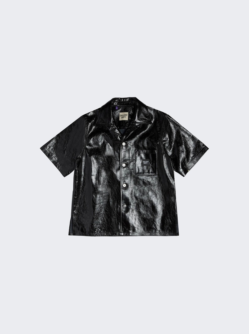 Leather Parker Shirt Black 1