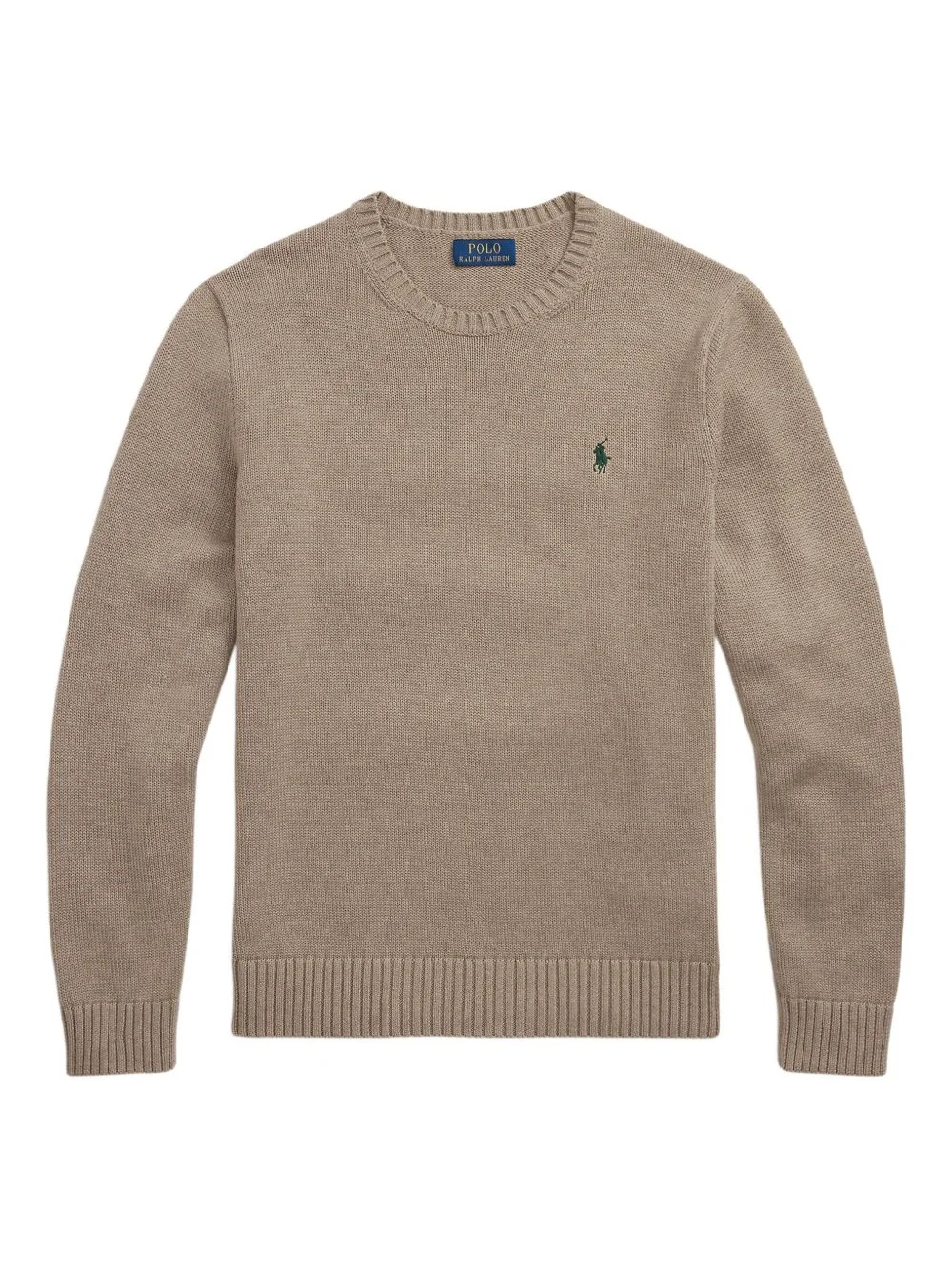 ribbed crewneck sweater - 1