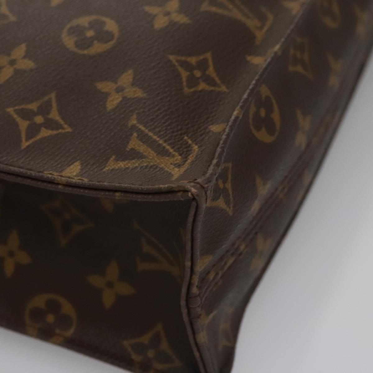 LOUIS VUITTON Monogram Sac Plat Hand Bag M51140 - 9