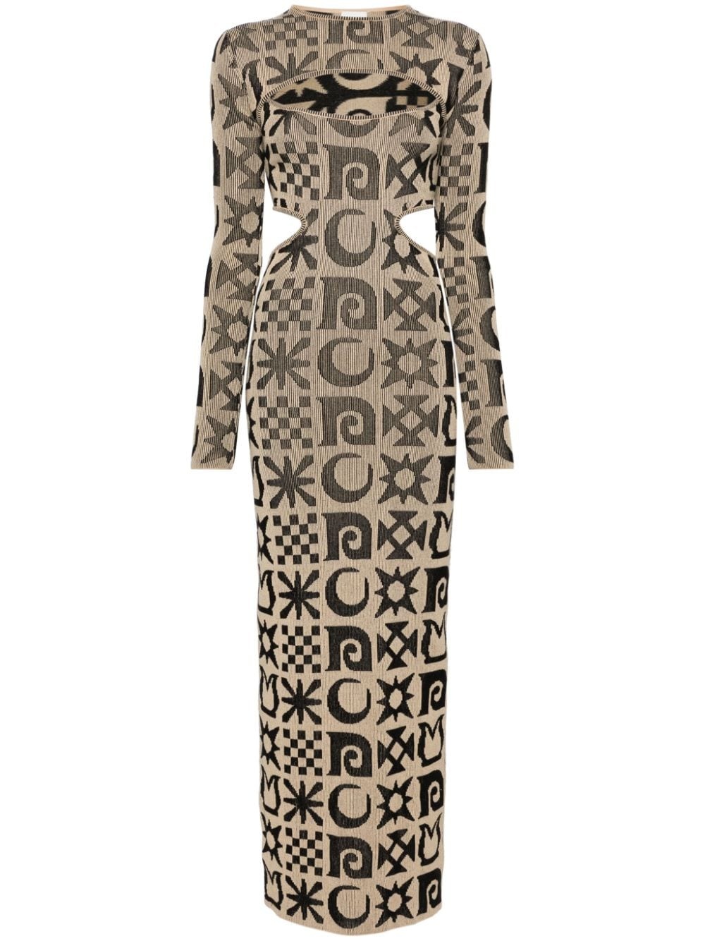 Onika jacquard midi dress - 1