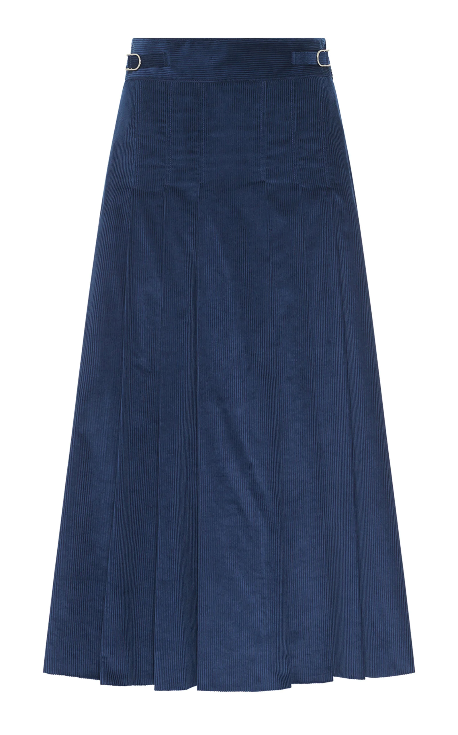 Wesley Cotton Maxi Skirt navy - 1