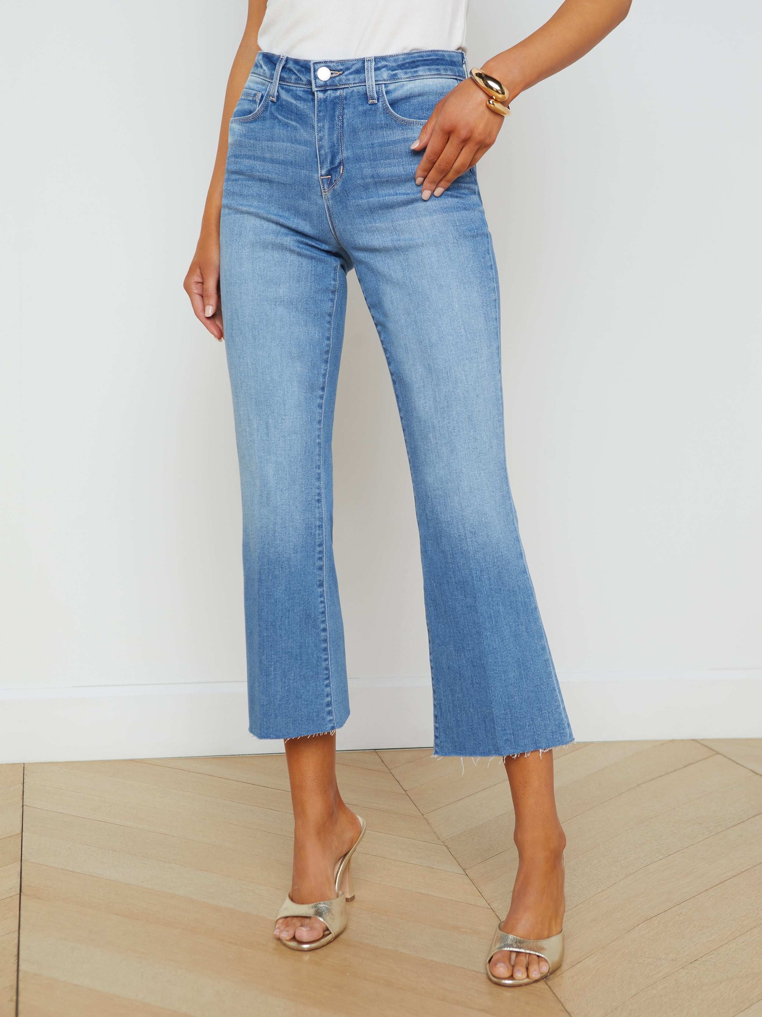 Kendra Cropped Flare Jean - 4
