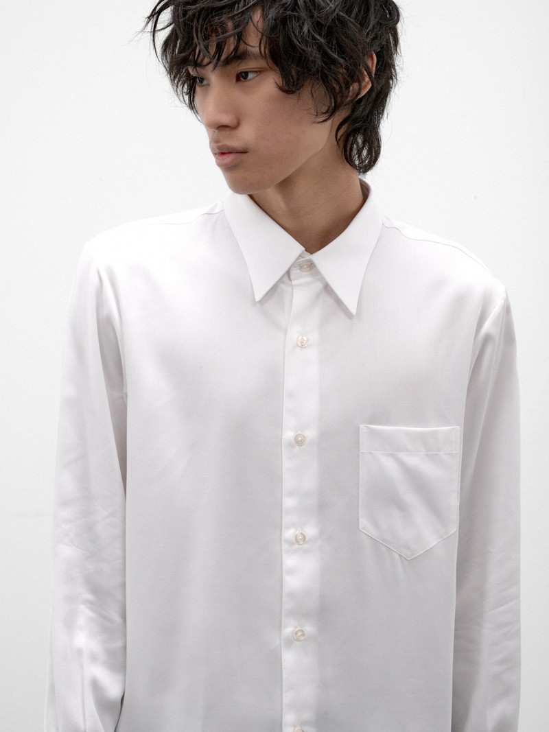 White Cotton Classic Shirt 5