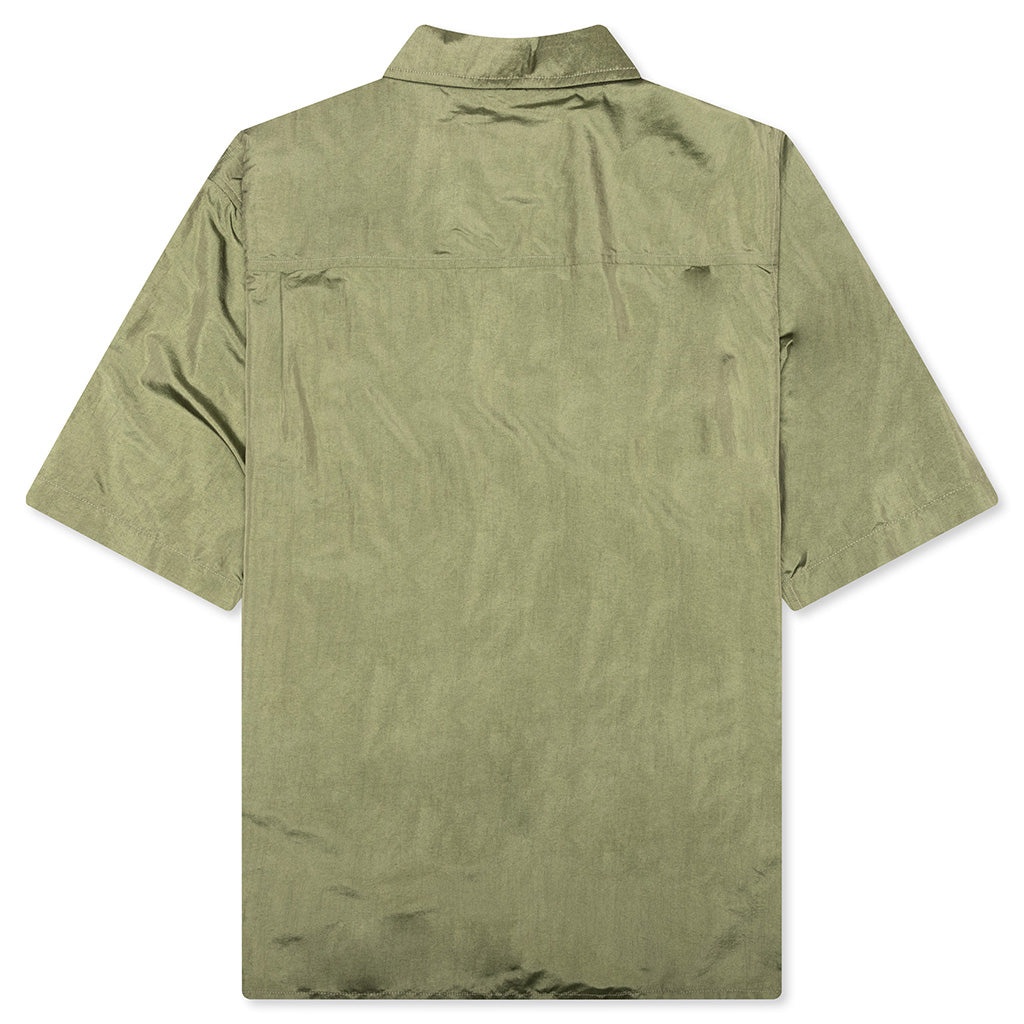 SILK AND NYLON SHIRT - GRASSHOPPER - 4