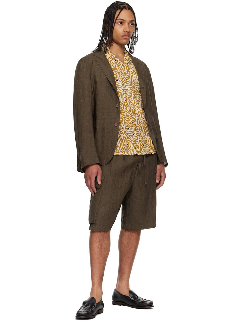 KAPTAIN SUNSHINE Brown Take Easy Blazer outlook