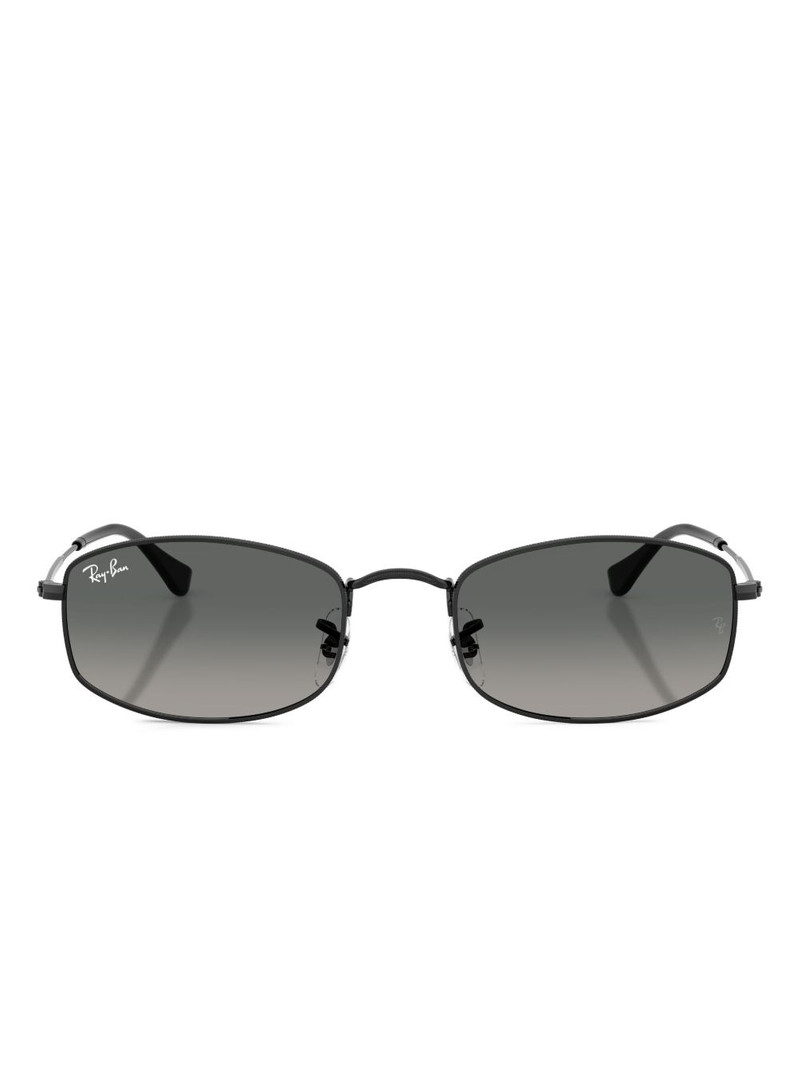 geometric-frame sunglasses 1