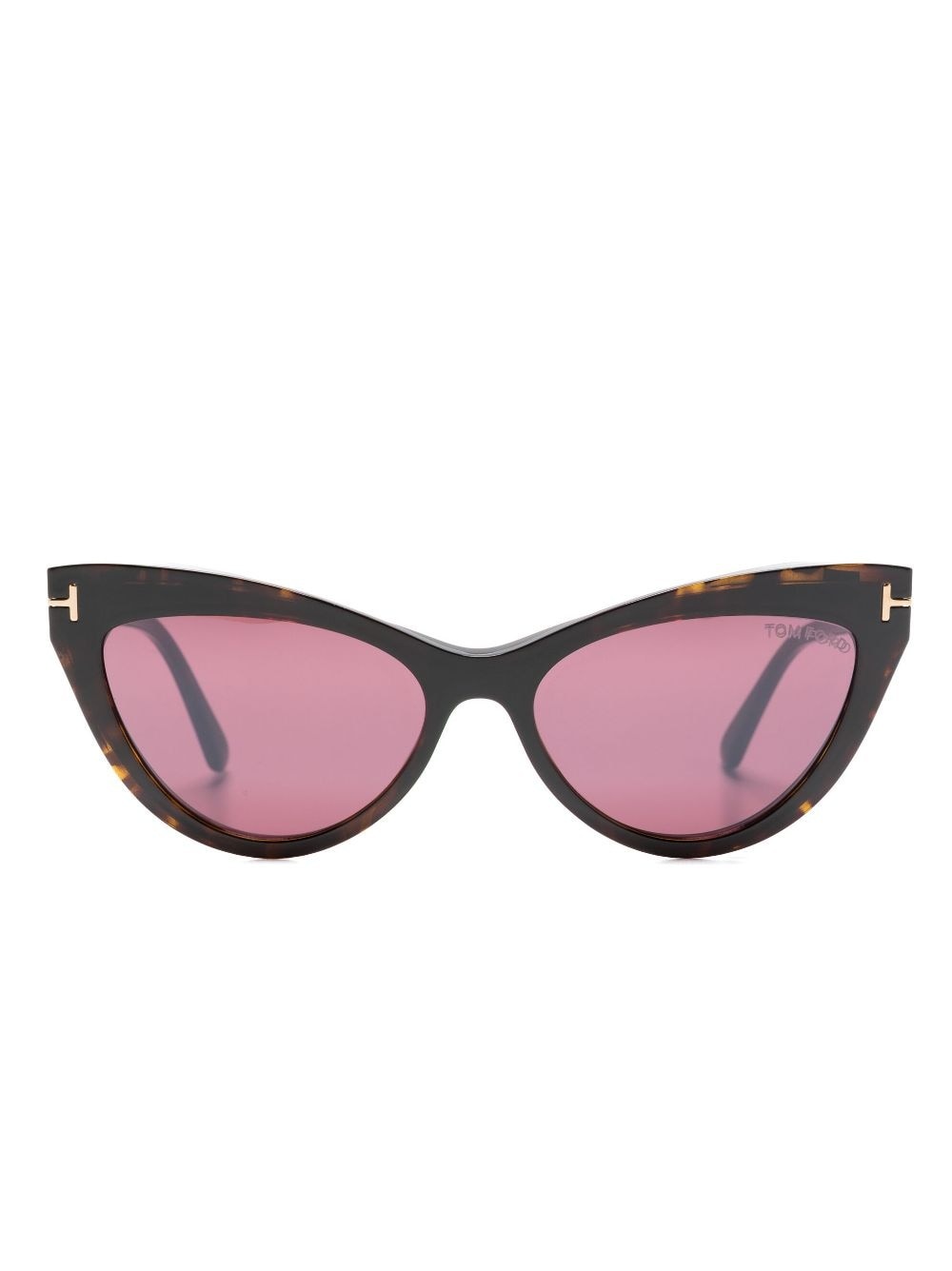 cat-eye double-frame sunglasses - 1