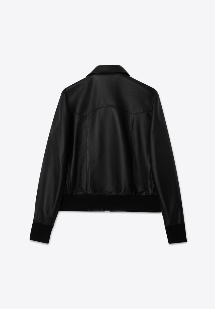 LEATHER JACKET 77 BLACK - 4
