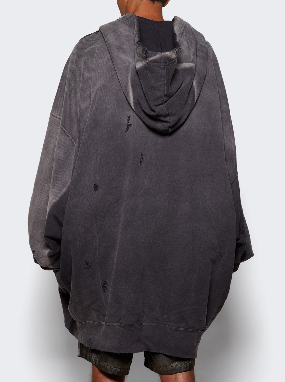 Sun Faded Huge Parka Black - 4