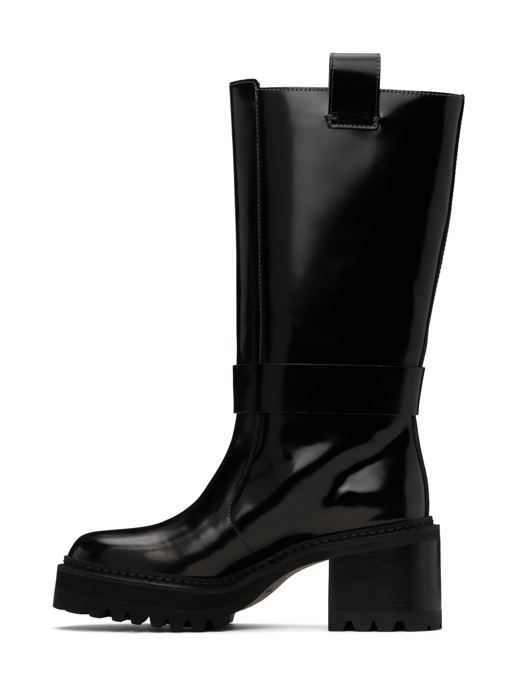 Black New Ring Boots - 3
