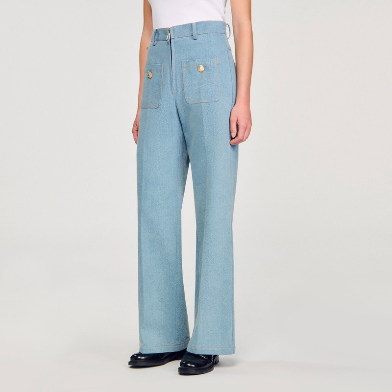 FADED HIGH-RISE WIDE-LEG JEANS 5