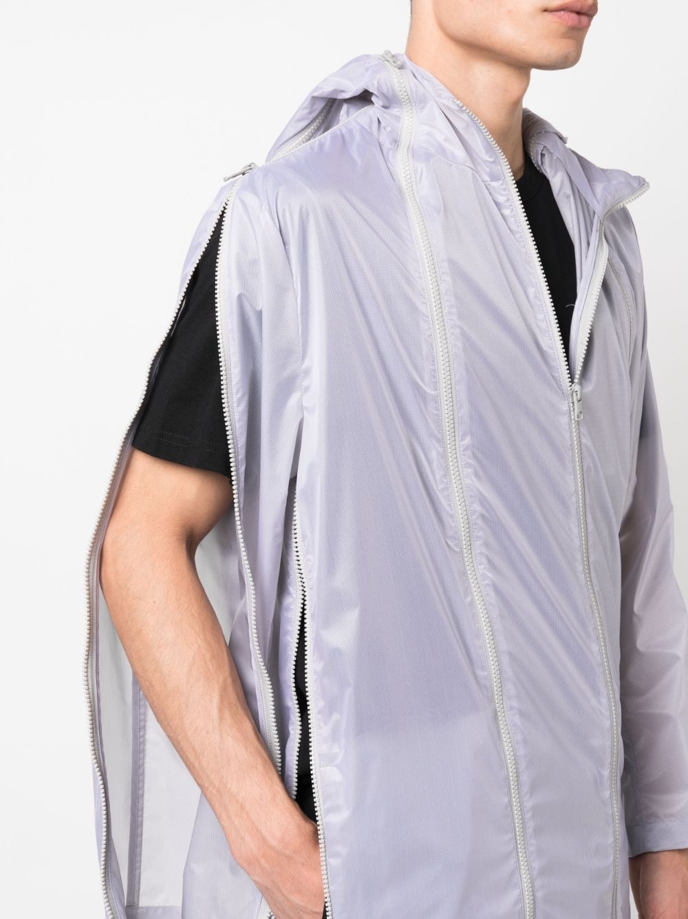 5.0 Coat Center zip-up coat - 5