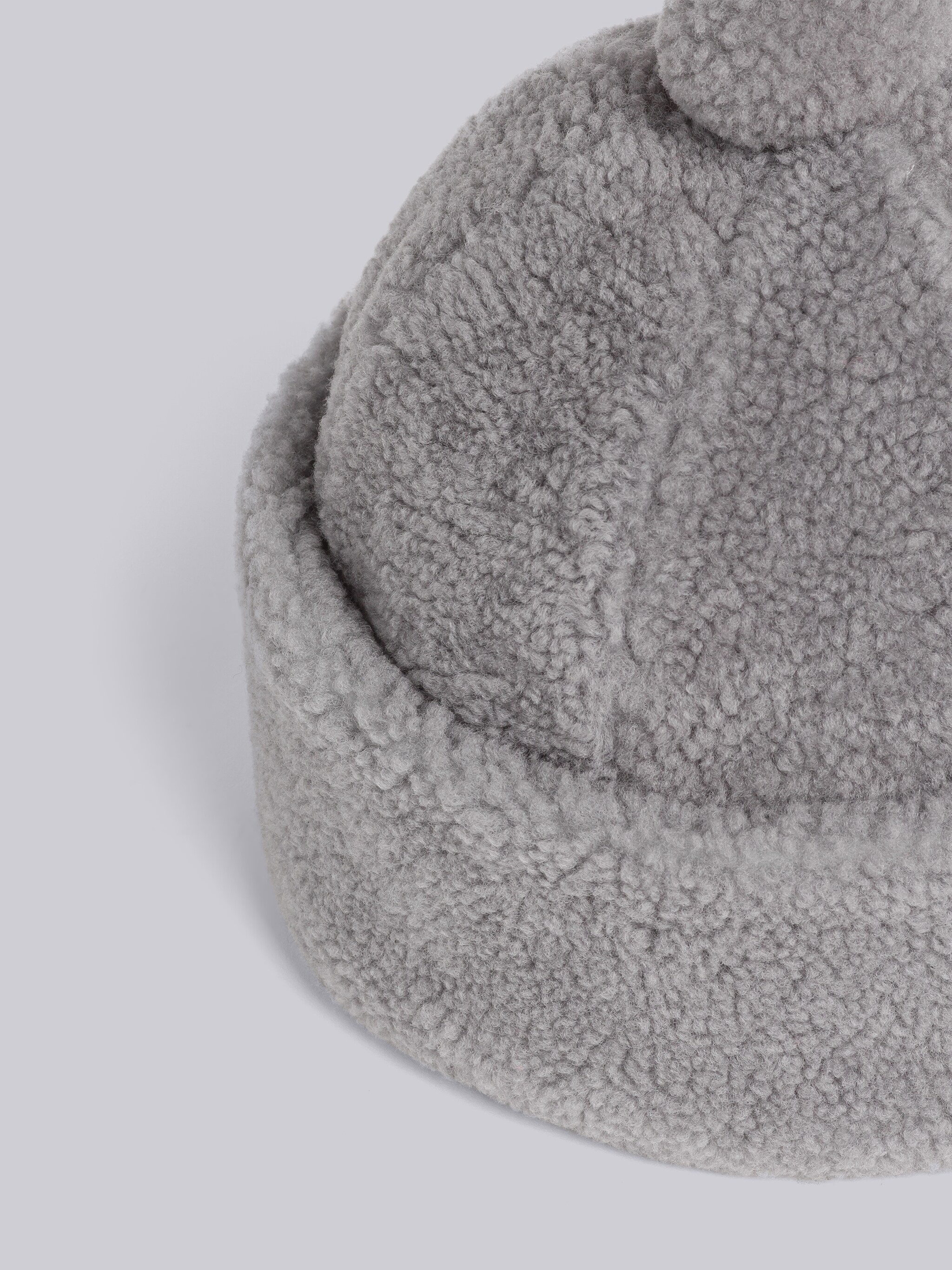 Shearling Oversized Pom Beanie - 2