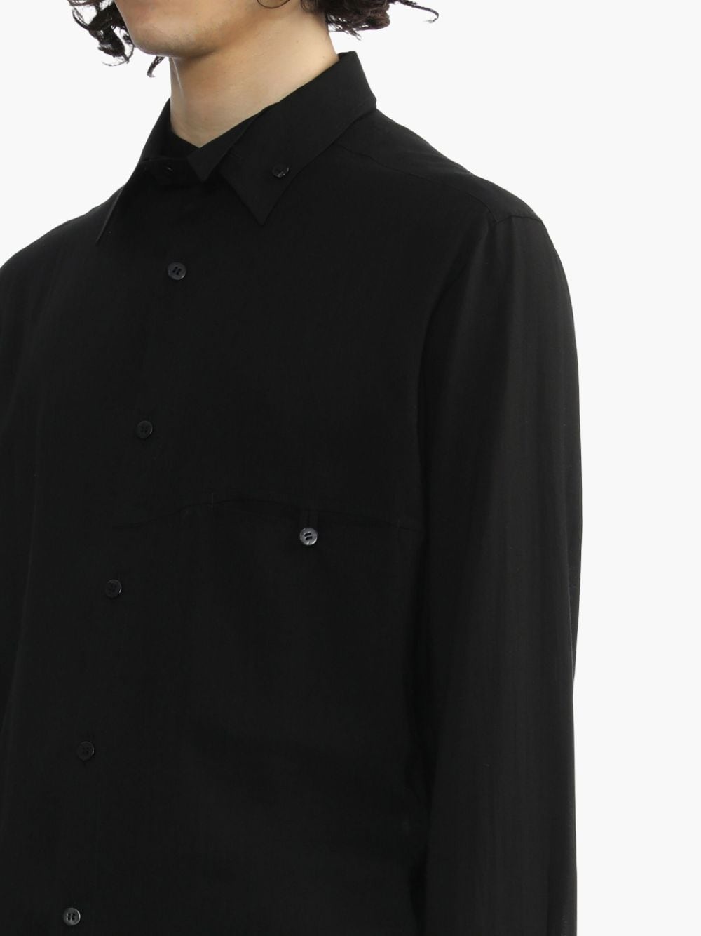 buttoned long-sleeve shirt - 5