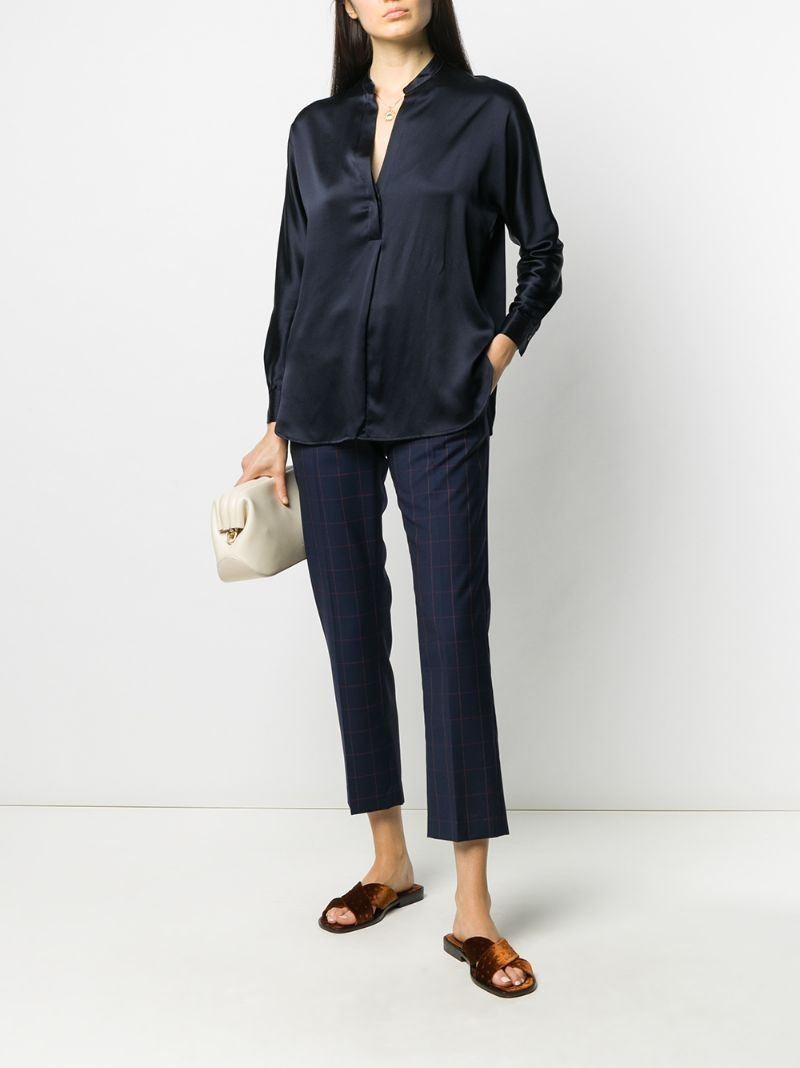Vince long-sleeved open front blouse outlook