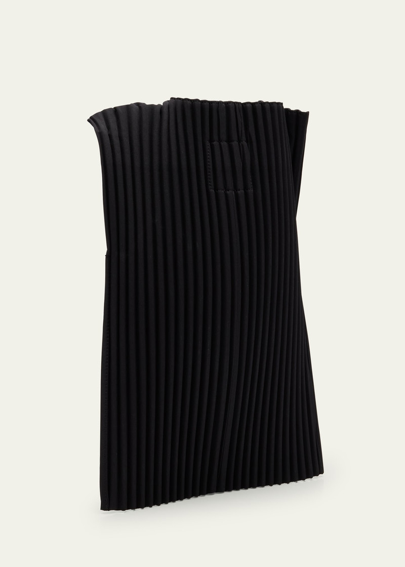 ISSEY MIYAKE Men's Pocket Large Pleated Crossbody Bag outlook