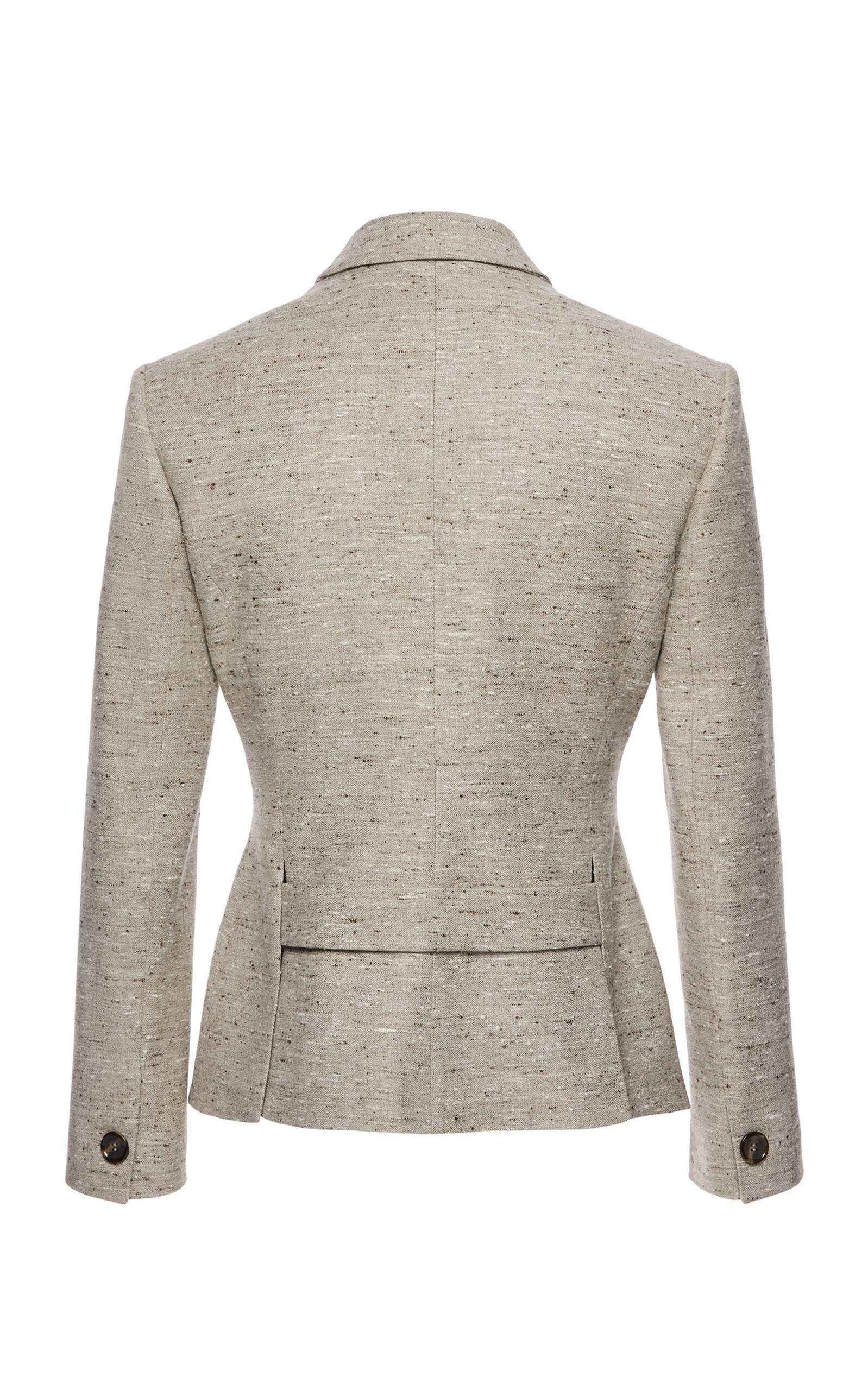 Silk-Blend Blazer nude - 5