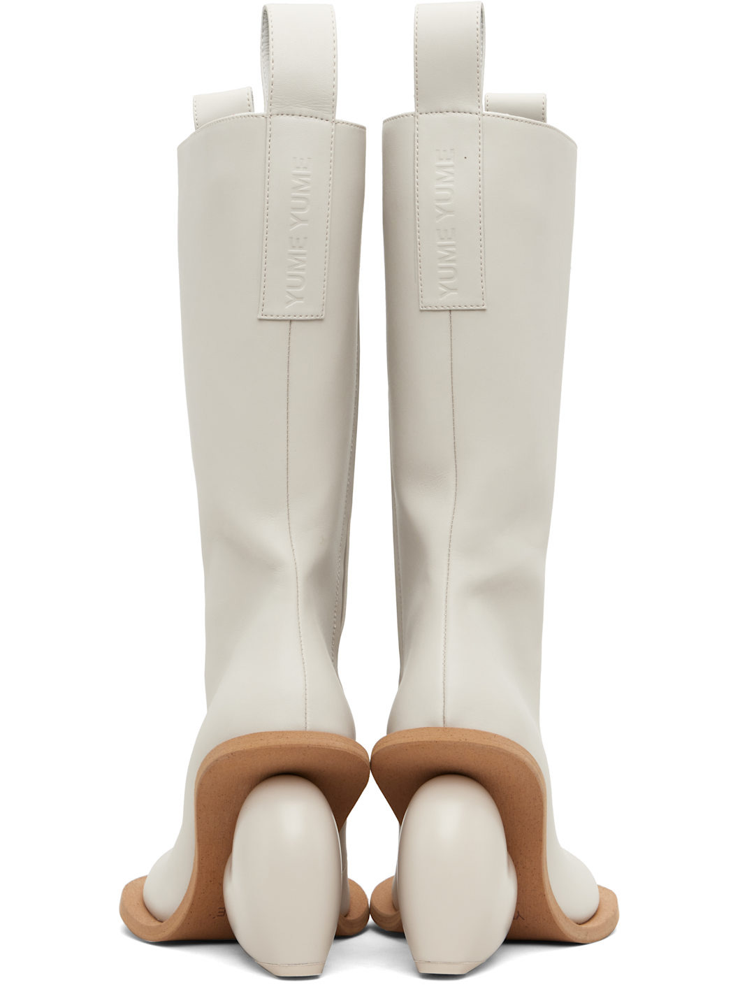 SSENSE Exclusive Beige Love Tall Boots - 2
