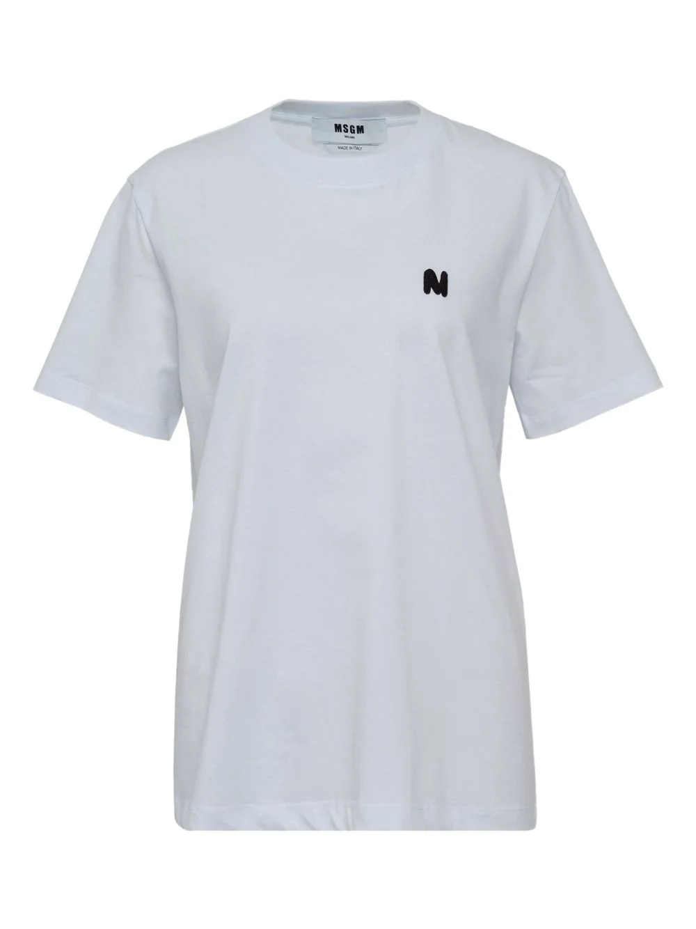logo-embroidered T-shirt - 1
