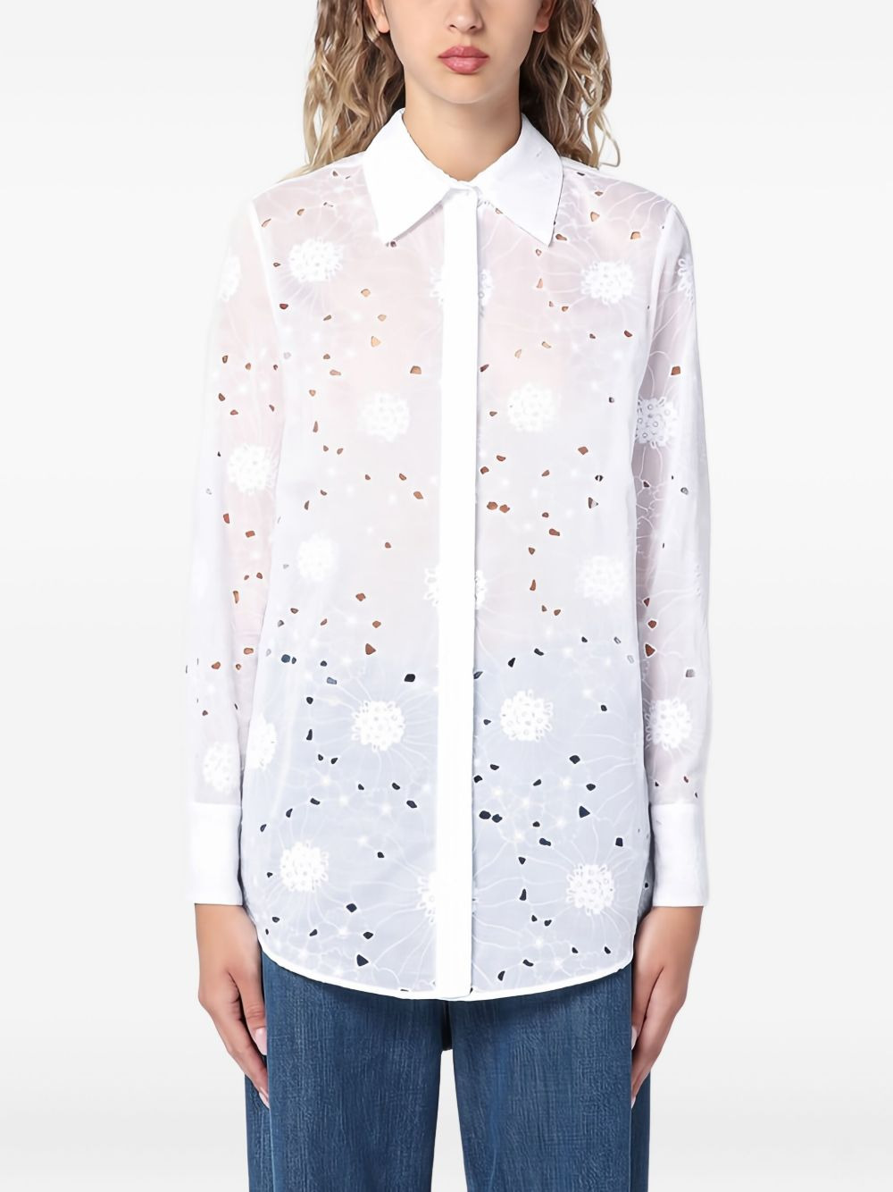 broderie anglaise shirt - 3
