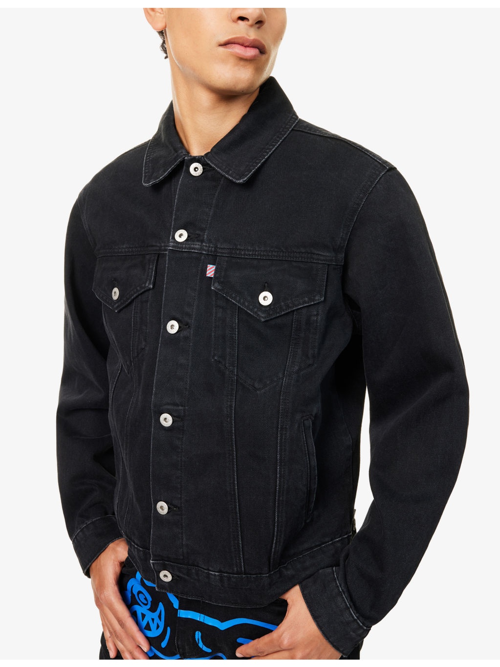 Running Dog Denim Trucker Jacket - 5
