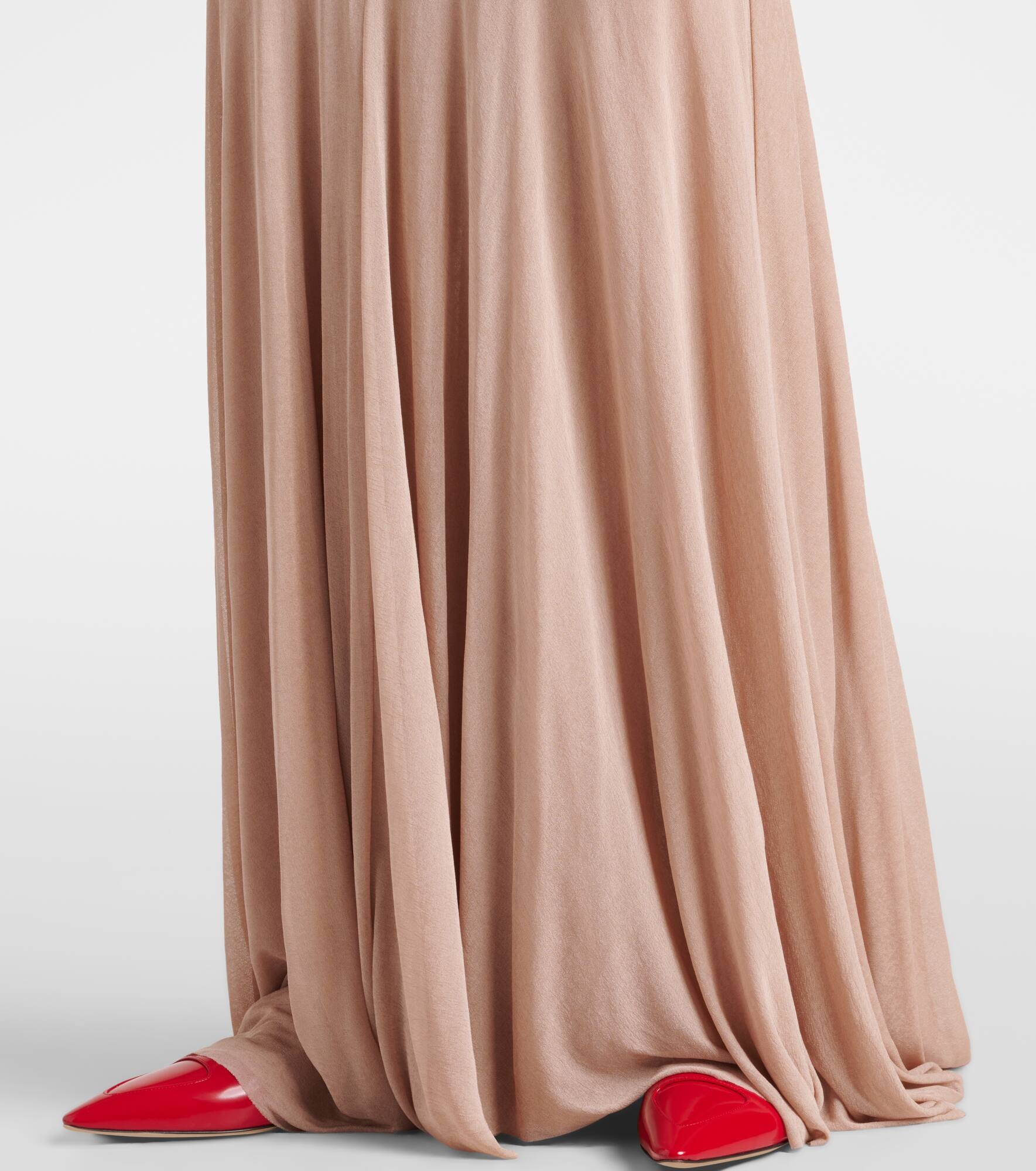 Devi semi-sheer maxi dress - 5
