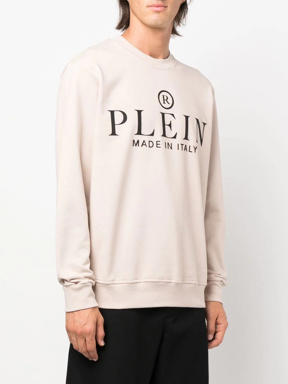 logo-print crew-neck sweatshirt - 3