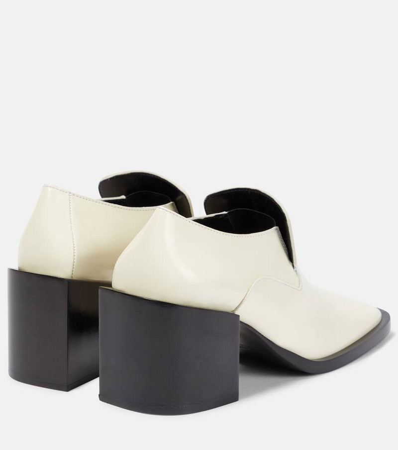 Jil Sander Leather loafer pumps outlook
