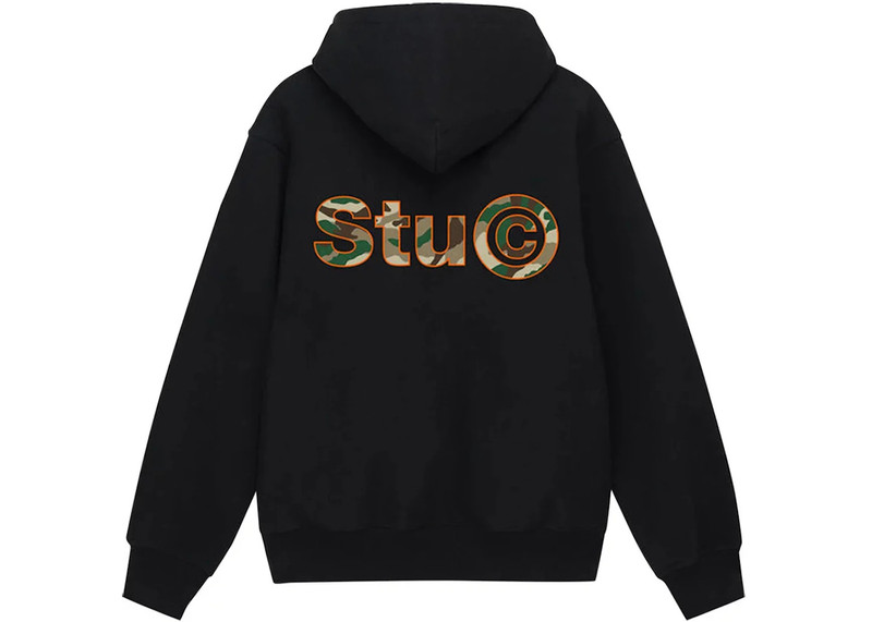 Stüssy Stussy Stu C. Hoodie Black outlook