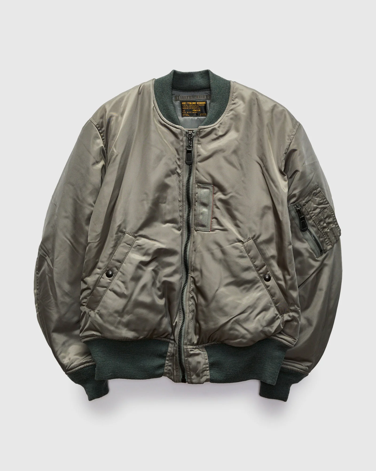 MFG. CO. Type MA-1 Flight Jacket in Sage Green - 1
