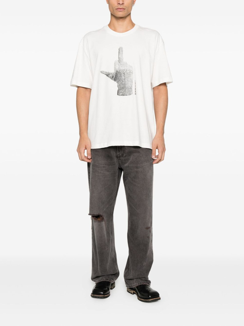 ih nom uh nit graphic-print T-shirt outlook