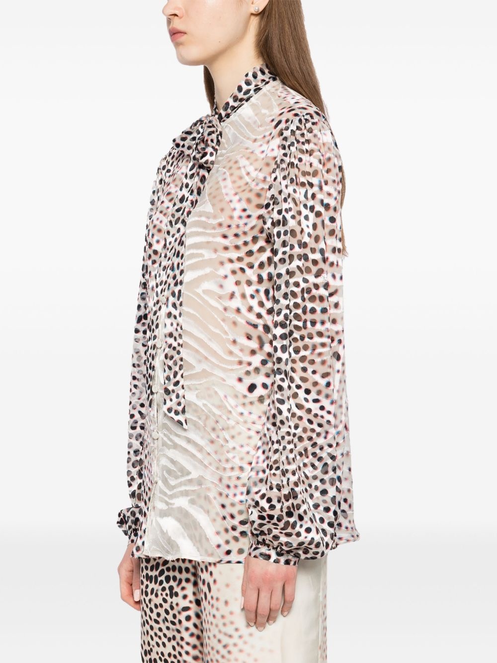 all-over graphic print shirt - 3