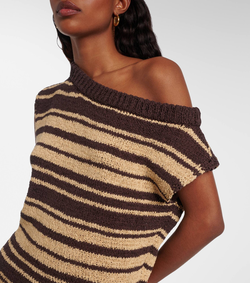 Micah striped cotton-blend top 4