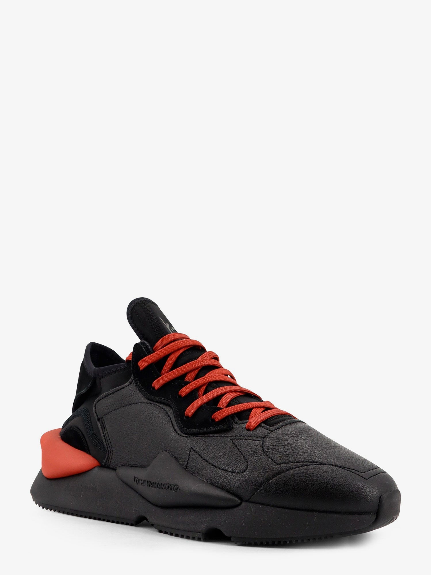 Adidas Y-3 Y-3 Kaiwa Leather And Neoprene Sneakers - 2