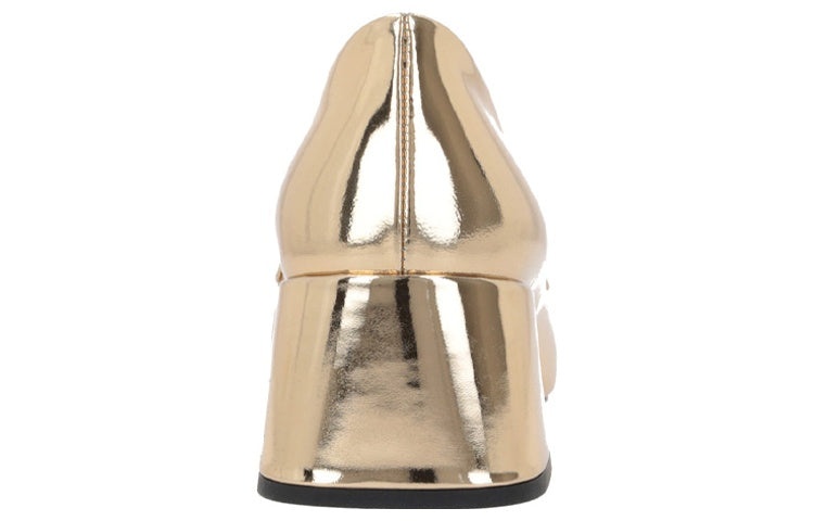 (WMNS) PRADA Patent Leather Loafers 'Gold' 1D763M_F045_3AU1_F_0522 - 4