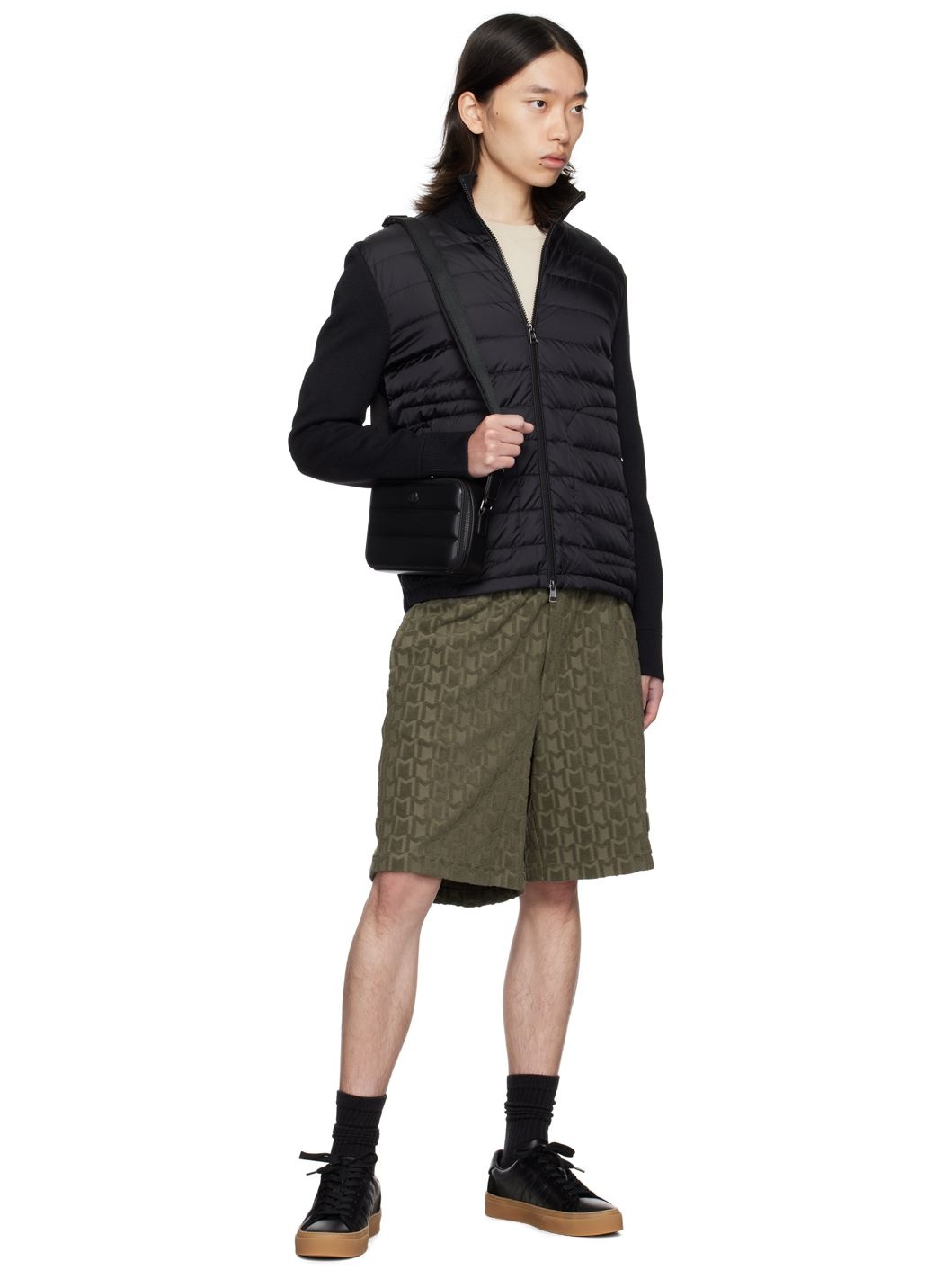 Black Horizontal Crossbody Bag - 4