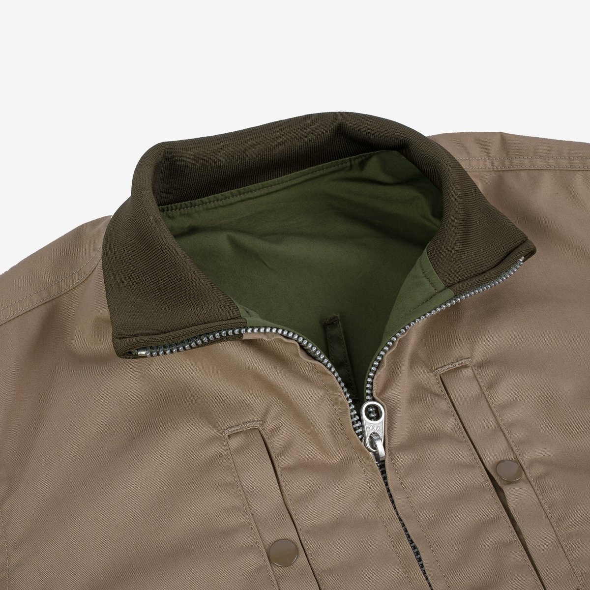 IHJ-130-OLV Reversible Tanker Jacket - Olive - 21