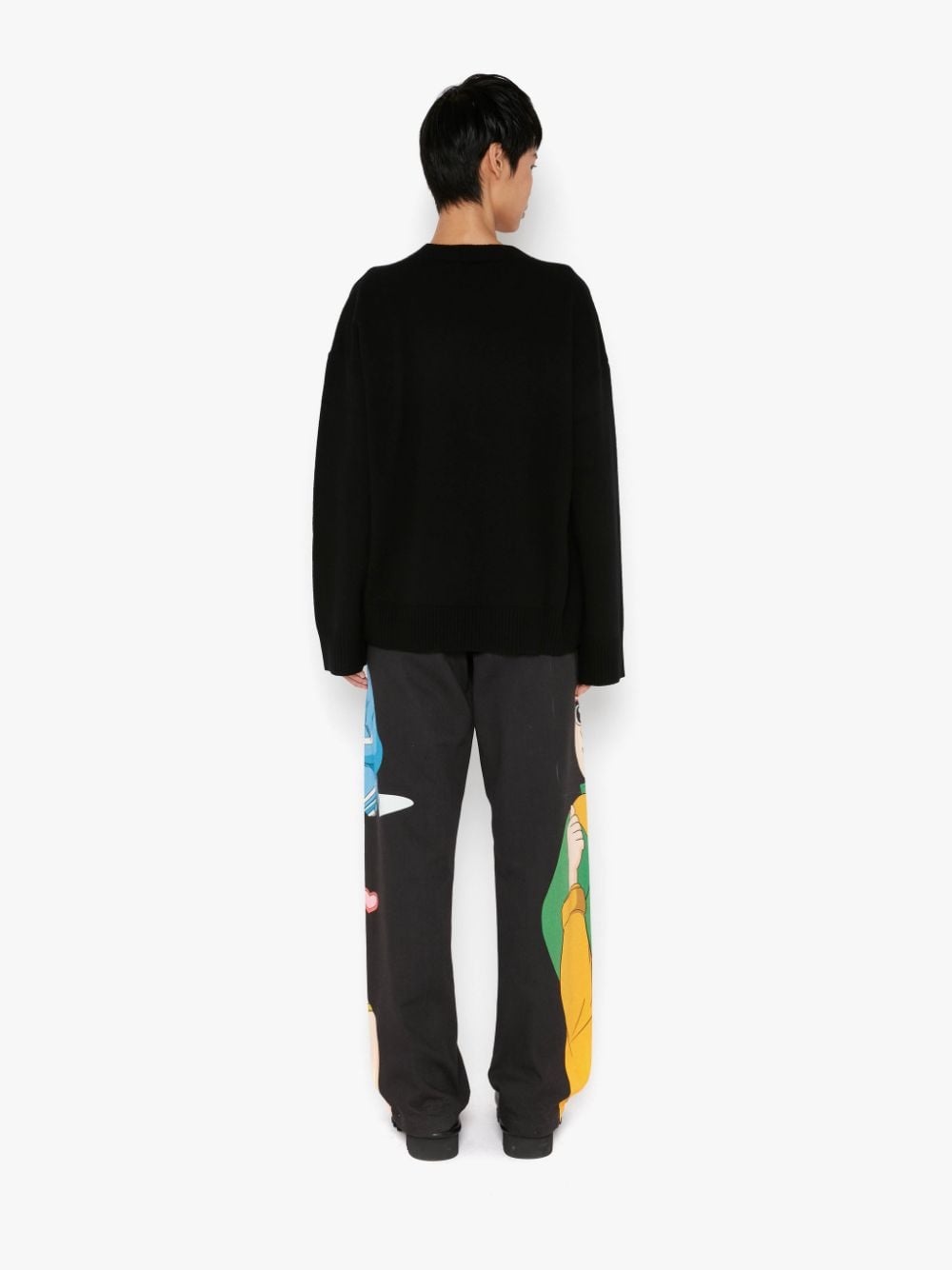 RUN HANY LOGO CREW NECK JUMPER - 4