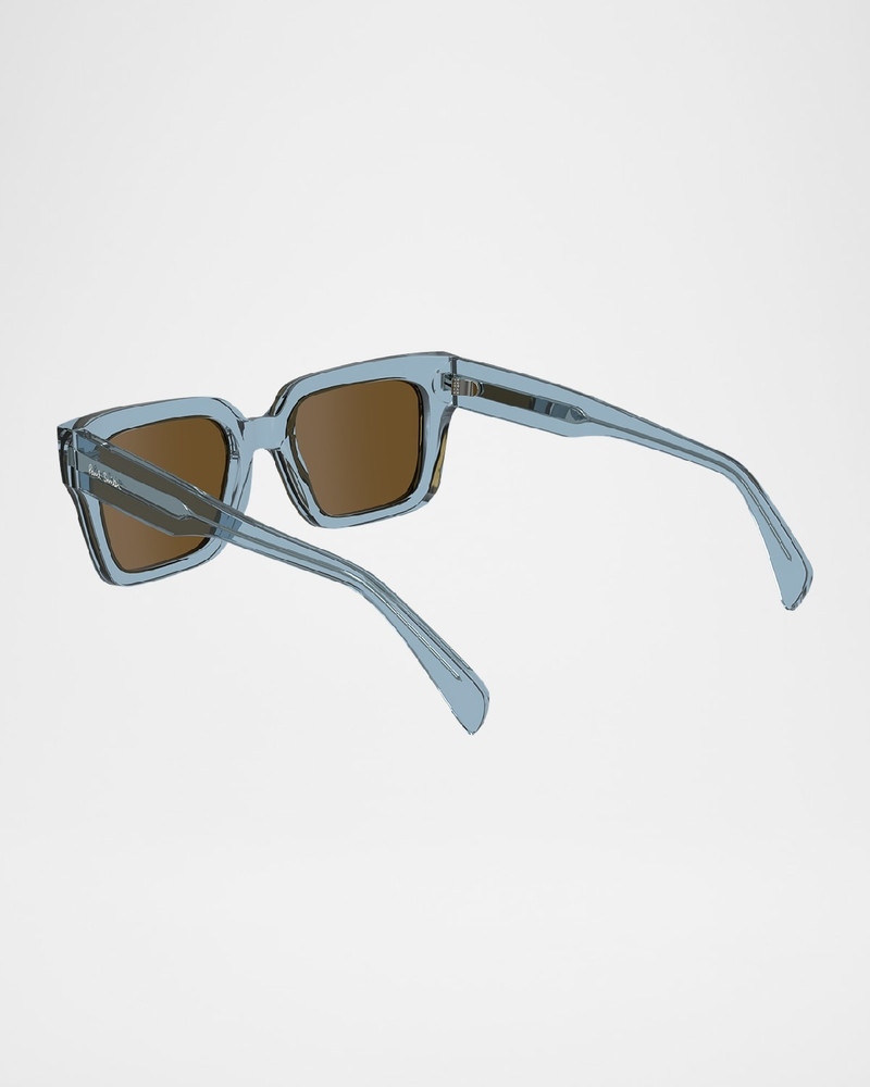 Paul Smith Men's Kenton Acetate Rectangle Sunglasses outlook