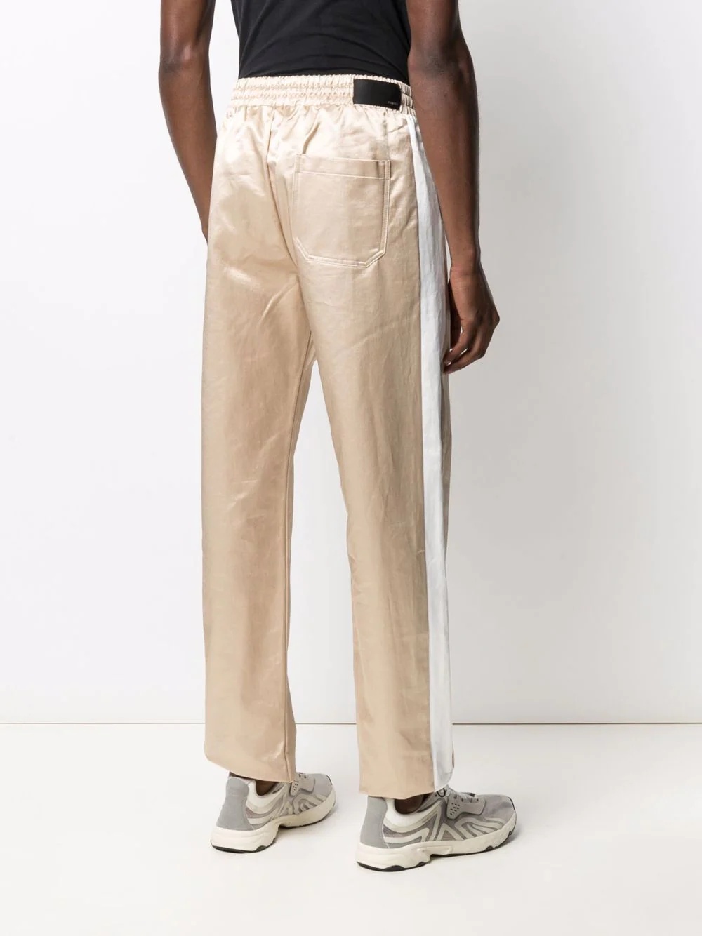 side-stripe logo track pants - 4