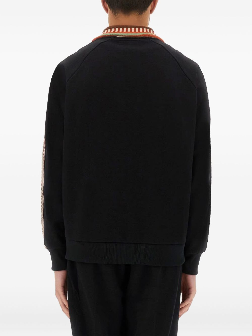 striped-panel jacket - 3