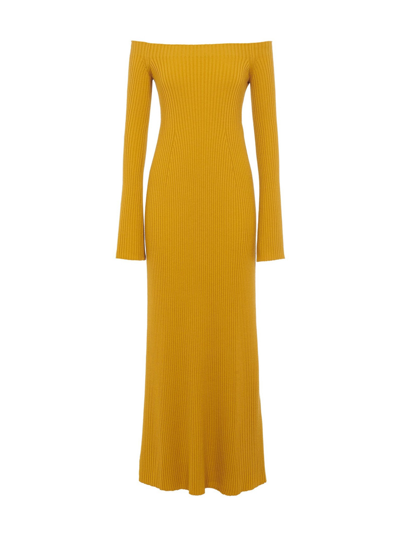 FITTED OFF-THE-SHOULDER DRESS 1