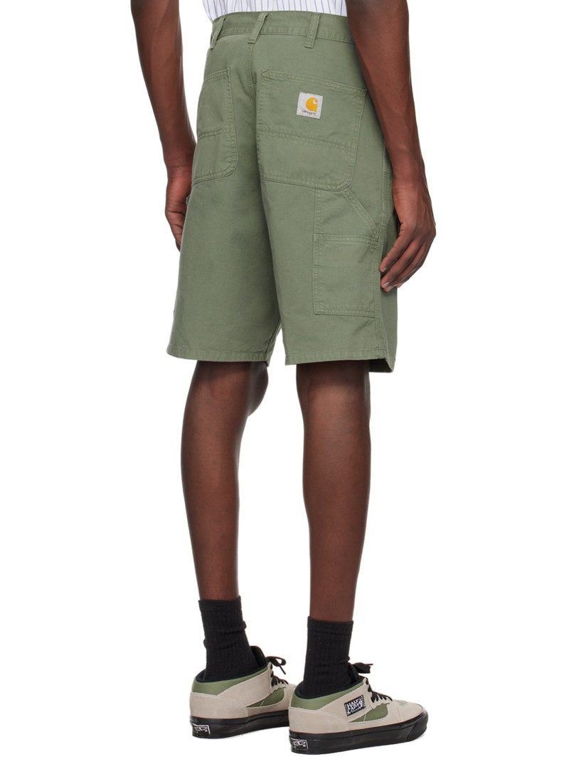 Khaki Single Knee Shorts 3